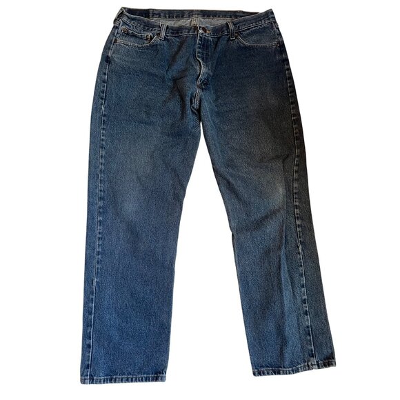 Wrangler Blue Denim Jeans Men's Size 40x32 Classic Fit 100% Cotton - Picture 2 of 7